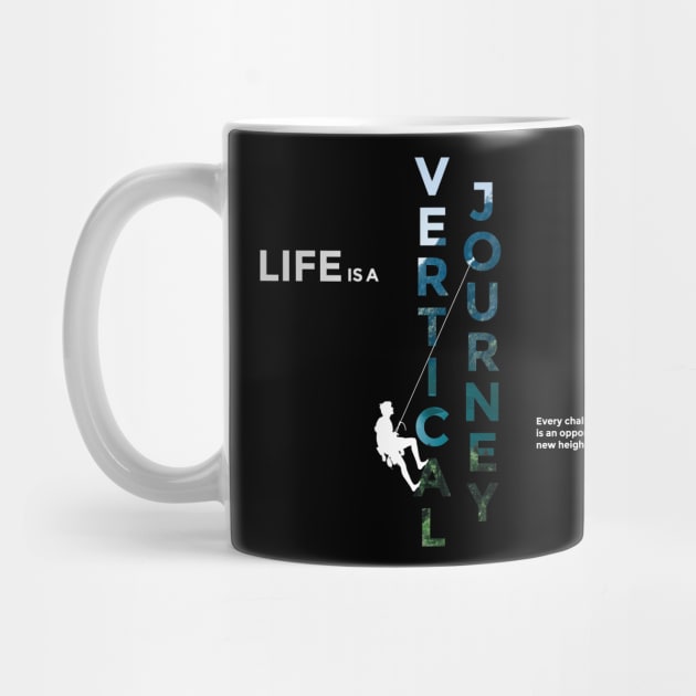 Life is a vertical journey Dark ver. by SEIGARA Merch